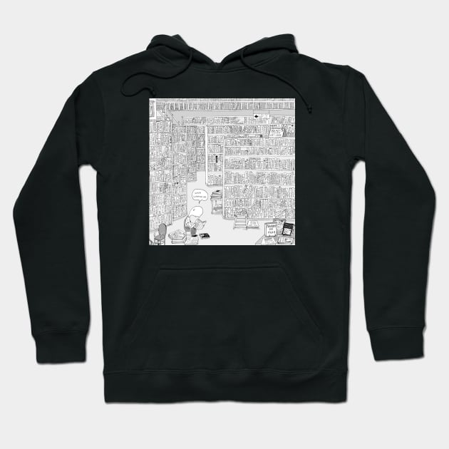 Love libraries Hoodie by Loui Jover 